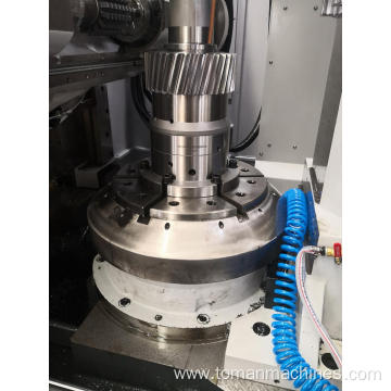 Automation 10 axis gear hobbing machine with deburring